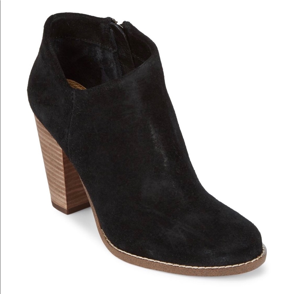 Splendid black suede Daphne booties
